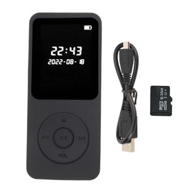 MP3 MP4 Player Bluetooth 5.0 Ultra Thin Digital LCD 1.77 Inch Screen Built in HD Speakers Portable HiFi Music Player With 32G Memory Card