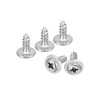 sourcing map ST2.3x6mm Phillips Pan Head Self-tapping Screw with Washer,