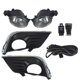 labwork Front Bumper Fog Lights Replacement for 2016-2018 Nissan Altima 4-Dr Driver+passenger Side Fog Lamps Switch Kit 261508990A