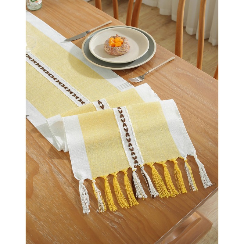 Aomiro Table Runner, Nordic, Stylish, Table Center Cloth, Table Center,