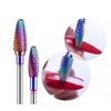 etc [Household] DIAMOND Touch Cylinder Rainbow Nail Drill Bit 2PCS