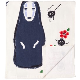 Marushin 1005044000 Ghibli Spirited Away Kaonashi and Pine Face Towel, 13.4 x 31.5 inches (34 x 80 cm)
