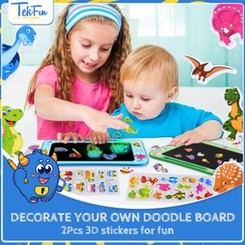 TEKFUN Kids Toys for 3 4 5 6 Years Old Boys Girls Gifts, 8.5 Inch LCD Writing Tablet Kids Drawing Board, Educational Travel Toys Boy Girl Birthday Christmas Gifts Age 3-8 (Blue)