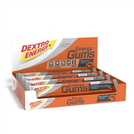 Dextro Energy I Energy Gums | Cola + Caffeine I Pocket Size Energy on the Go | For active lifestyle| Good Taste I Vegan I 8 x 45 g
