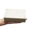 Heyiarbeit 1Pcs 5.43"x3.58"x1.41" ABS White Dustproof Electronic Junction Box Enclosure