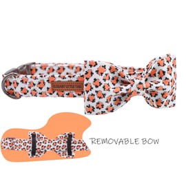Elegant little tail Dog Collar, Comfortable Dog Collar with Bow, Pet Collar, Adjustable Dog Collars for Small, Medium and Large Girls or Boys Dogs