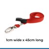 PCL Media ltd Red Lanyard for use with Rigid ID
