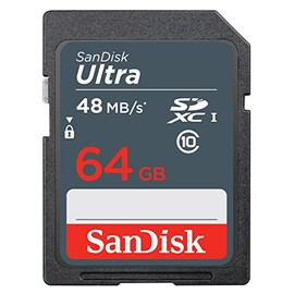 Sandisk 64GB Ultra SDXC Memory Card For Nikon D3100 Camera