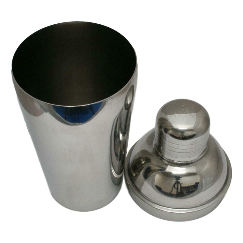 Golf Ball Cocktail Shaker Mixer with Built in Strainer Free