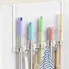 Broom Holder Over The Door Drilling Free Mop and Broom
