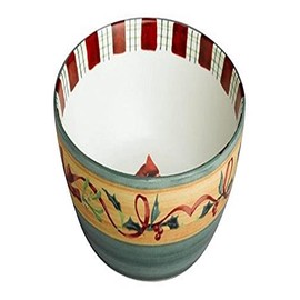 Lenox Winter Greetings Everyday Stoneware Cardinal All Purpose Bowl