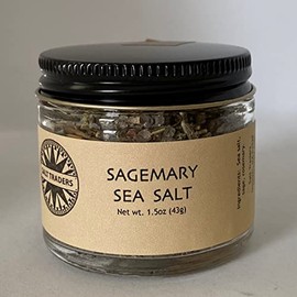Salt Traders Sagemary Flavor, Gourmet Infused Sea Salt - 1.5 oz Net Wt.