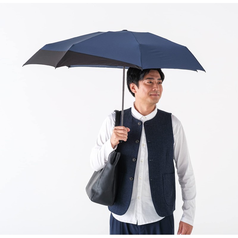 mabu SMV-41502 Folding Umbrella, Long Back, Special Ribs, Lightweight, Fiberglass,