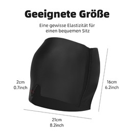 Voarge Migräne Maske, Wiederverwendbar 2 in 1 Schlafmaske, Kopfschmerzen Kühlpads Gel, Migräne Haube Für Geschwollene Augen, Verspannungen, Sinus & Stressabbau, Männer & Frauen