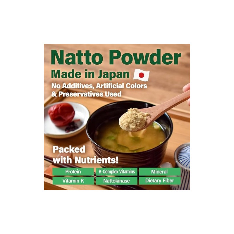 Yamasan Kyoto Uji Japanese Natto Fermented Soybean Powder
