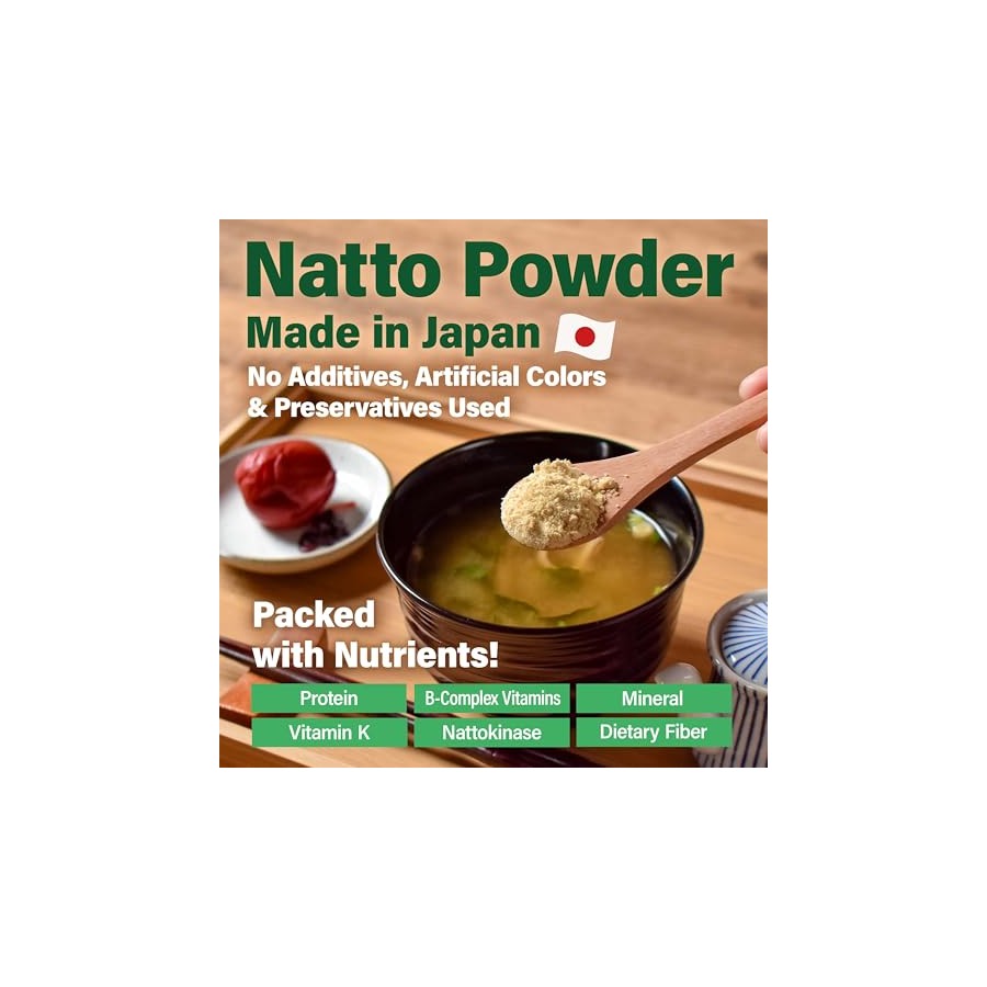 Yamasan Kyoto Uji Japanese Natto Fermented Soybean Powder