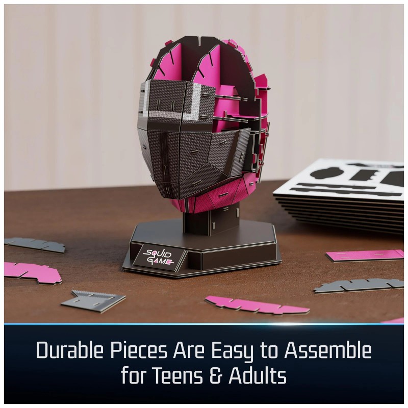 4D Build Squid Game Manager Mask – 3D Puzzle Kit