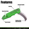 GRIP Hawk Bill Folding Utility Knife - Stainless Steel -