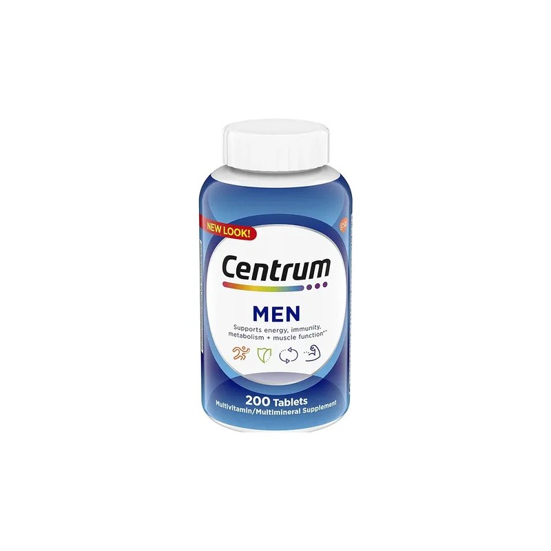 Centrum Multivitaminico Hombres Multimineral 200 Pzas