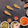 8pcs Handmade Tiny Wooden Spoons, 2.76x0.98 Inch Wood Spice Teaspoons