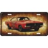 SMART BLONDE The General Lee Metal License Plate