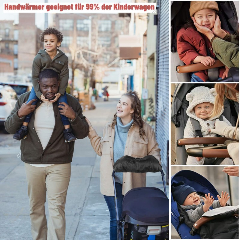 Hand Warmer Pram, Universal Size Hand Warmer for Pushchair, Buggy,