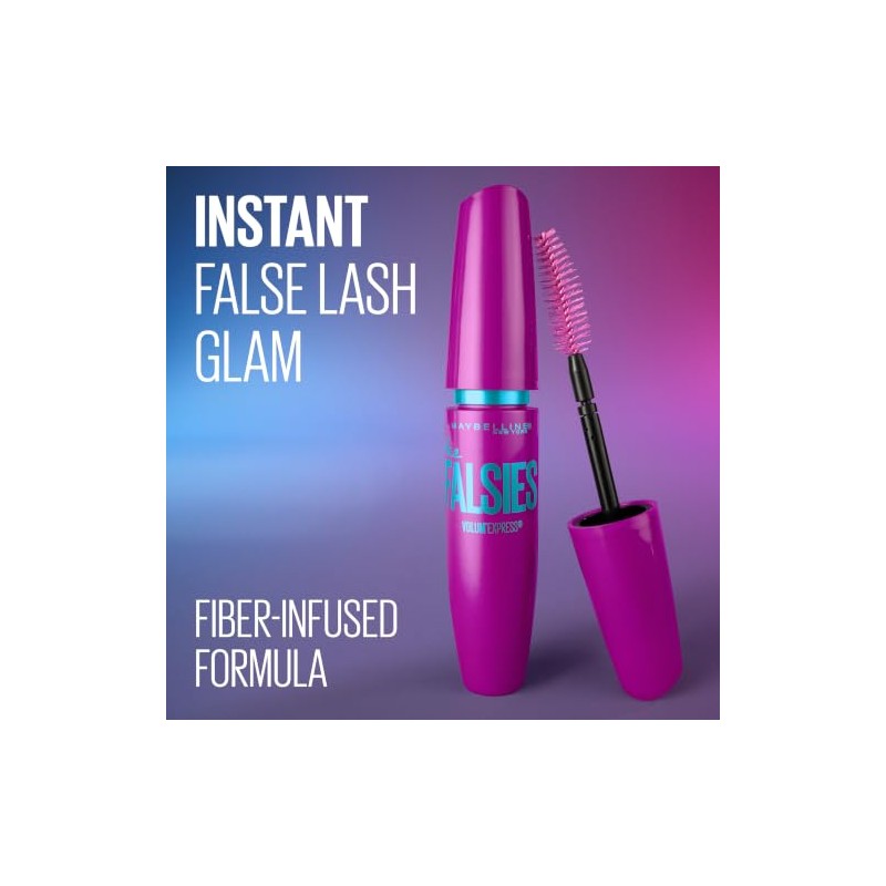 Maybelline Makeup Volum Express The Falsies Waterproof Mascara, Brownish Black,