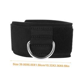 Totority 2pcs Ankle Strap Attachment for Cable Machines Durable Neoprene Wraps for Leg and Hip Training Buckle Design for Workouts