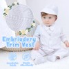 Booulfi Christening Outfit For Boys Wedding Suits with Shirt Pants