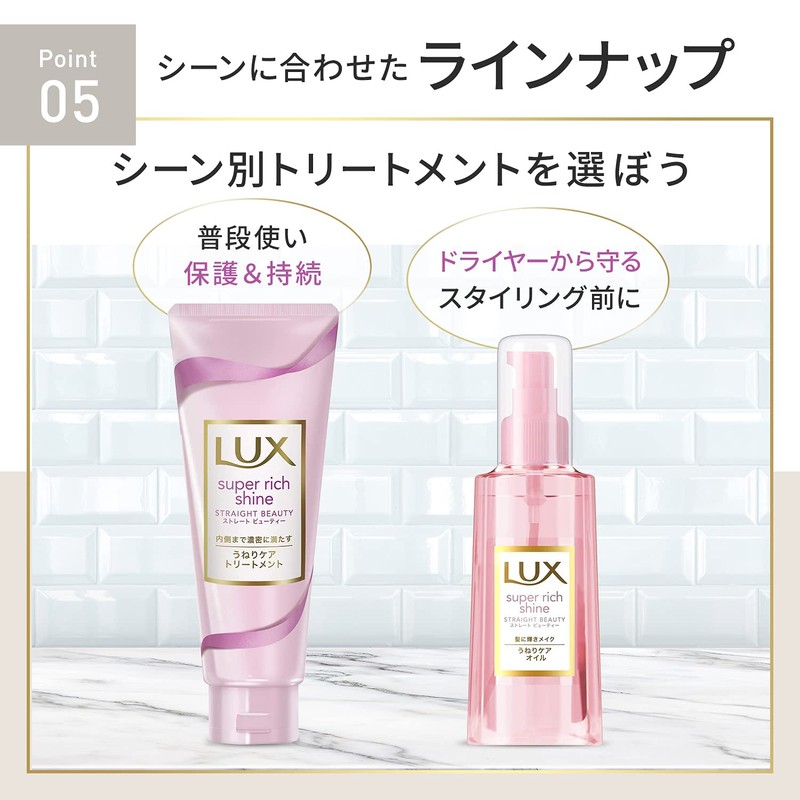 Lux Super Rich Shine Straight Beauty Ridged Care Treatment