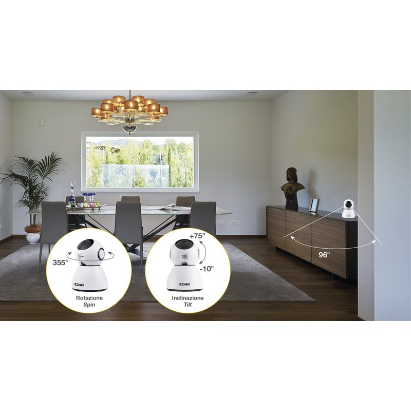 Vimar 46239.040A WiFi Motor Colour Camera Compatible with Alexa, HD