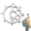 EUBEISAQI Multi Wrench Tool | Outdoor Maintenance Wrench,Portable Stainless Multi