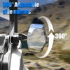 AUPOWER Adjustable Side Mirrors for Can Am Defender 2016-2025 Accessories,