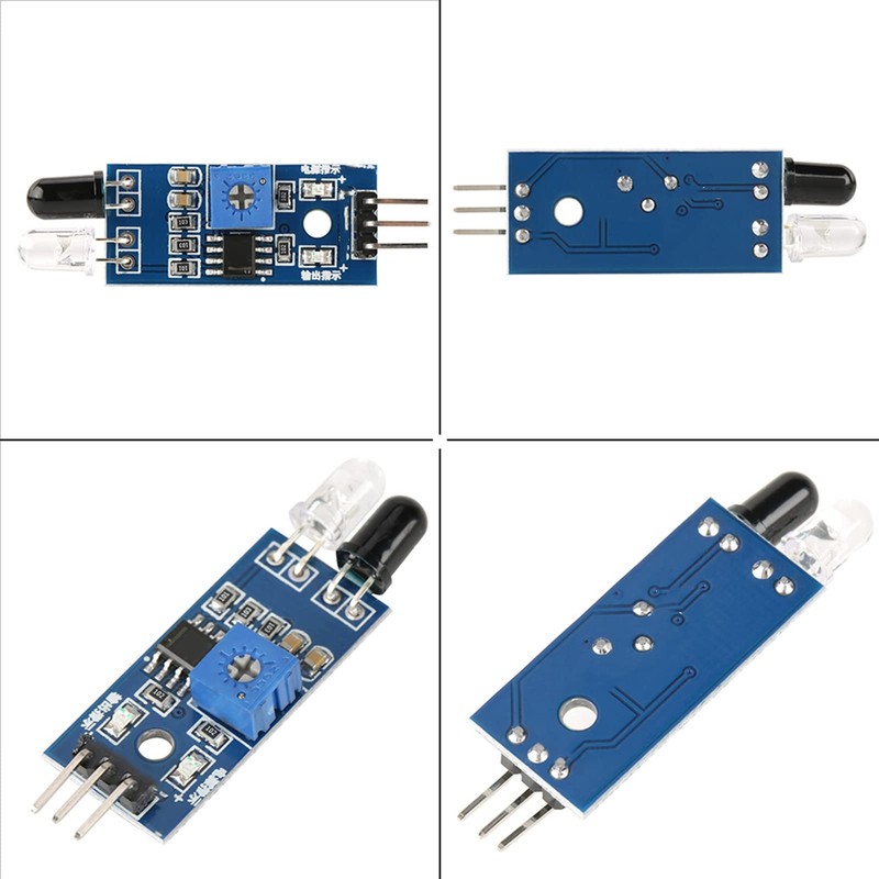 5PCS IR Infrared Obstacle Avoidance Sensor Module,Adjustable and Easy to