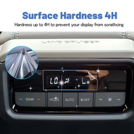 SHAOHAO 2 PCS for 2024 2025 Toyota Land Cruiser Screen Protector Fit for Toyota Land Cruiser Accessories 2024 2025 Land Cruiser / 2024 Land Cruiser First Edition HD Clear Rear AC Panel Display Cover