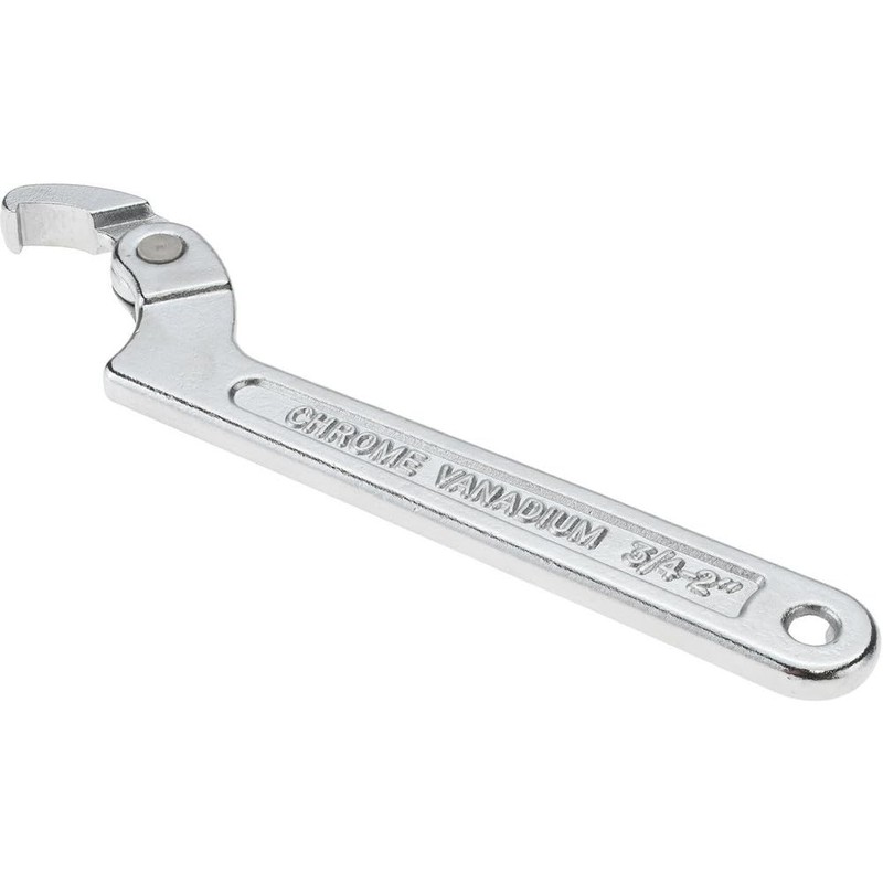 Paramount Adjustable Spanner Wrench: 7/32" Pin Height x 1/4" Pin