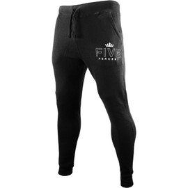 5% Nutrition Five Percent Crown Black Joggers #302 L
