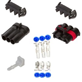 MJM Metri-pack 630 3 Conductor Connector Set  10 Ga.