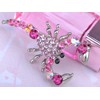 Alilang Hot Fuchsia Rose Pink Rhinestone Crystal Claw Scorpio Scorpion