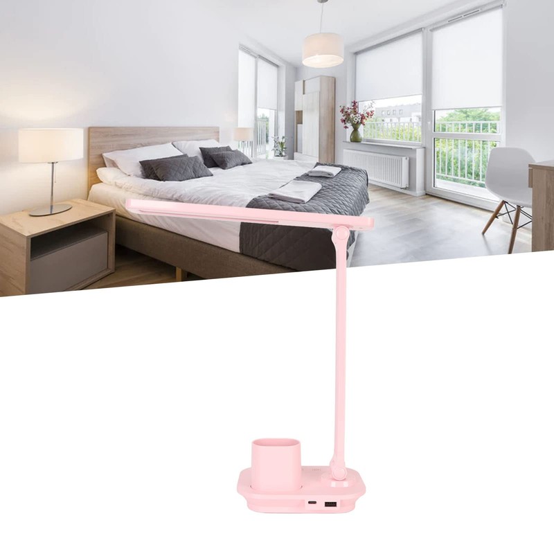 Qcwwy LED Table Lamp, 5 W Angle Adjustable LED Desk