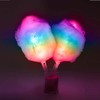 Nostalgia Cotton Candy Rainbow LED Party Glow Cones (Set of