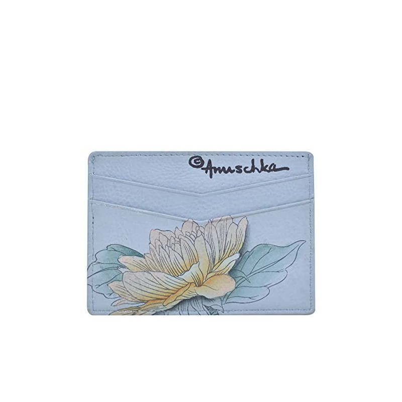 Anuschka Women’s Hand-Painted Genuine Leather Credit Card Case - Rainbow