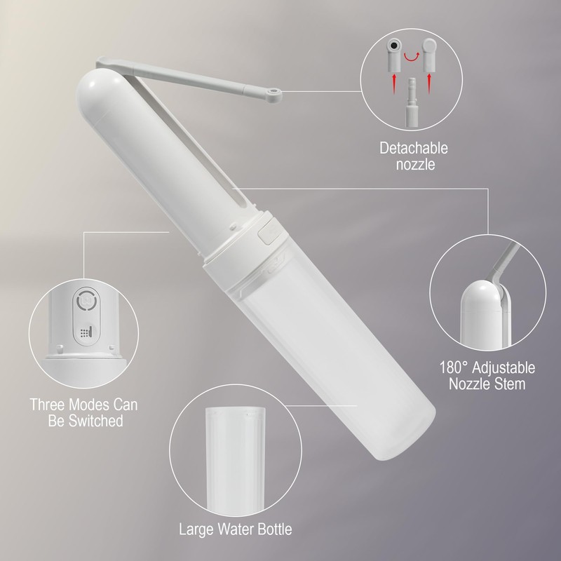 WQV Travel Portable Bidet, USB-C Rechargeable Handheld Travel Bidet Sprayer