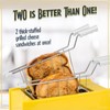 Nostalgia Grilled Cheese Toaster with Easy-Clean Toaster Baskets and Adjustable