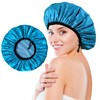 Shower Cap for Women, Large Shower Caps Reusable Waterproof with