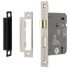 Decoranddecor Sash Mortice Door Lock with Keys - 3inc /
