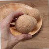 Kisangel 6PCS Wooden Desktop Soccer Replacement Balls Solid Wood Tabletop