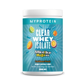 Myprotein Clear Whey Isolate Protein Powder, 20 Servings (1.1lbs) Fruity Mike and IKE Caribbean Punch Drink Mix, 20g Protein per Serving, Daily Drink for Superior Performance