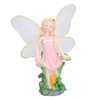 4Pcs Flower Fairies Figurines Statue Garden Home Ornament Resin Model