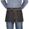 CHENGZI Unisex Denim Waist Apron Short Apron Stylish and Durable